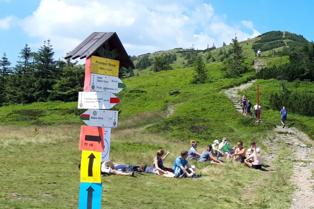 przełęcz Brona - beskid żywiecki