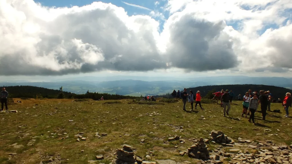 Widok z Pilska na Tatry