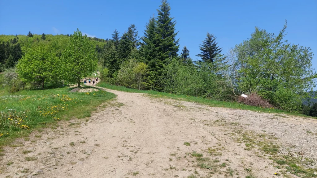 początek trasy na modyń