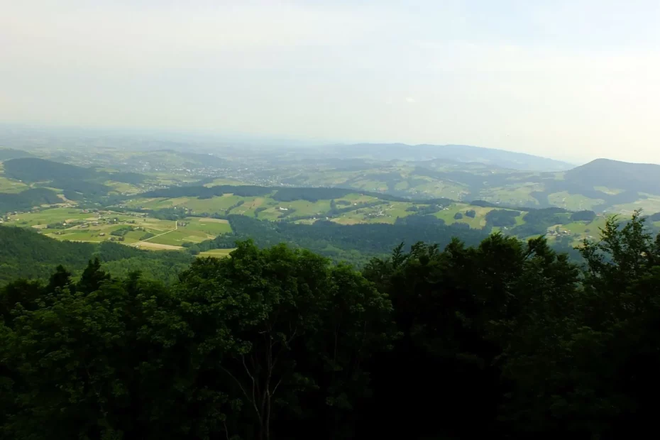 Widoki z Wieży na Jaworzu